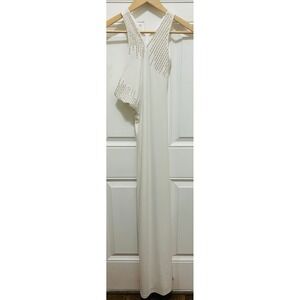 black bow long dress Petal and Pup Women's Betina Bow Front Maxi Dress main image 0